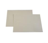 CWOQOCW A4 21*29cm High Temperature 3mm Ceramic Fiber Gasket Paper DIY Cut Fireproof Insulation Sheet for Pellet Stove, Wood Stove, Kiln, Boiler(A 2 pcs)