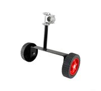 CWOQOCW Adjustable Support Wheel for Lawn Trimmer 26mm-28mm Shaft, Ergonomic PP Metal Auxiliary Wheels Reduce Back Strain for Grass Cutting on Flat Ground(28mm)