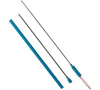 CWOQOCW Aluminum Alloy Fish Venting Tool Set, Dual Size 21Mm 16Mm Hollow Needles For Deep Sea Fishing, Ergonomic Diamond Grip To Safely Release Swim Bladder Gas(Blue)