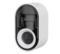 CWOQOCW Automatic Toothpaste Squeezer Wall Mount, Nail-Free Dispenser Holder for Bathroom, Quantitative Extrusion Design, PP Material White(balck)