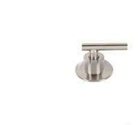 CWOQOCW Black Zinc Alloy Shower Valve Handle, Single Lever Hot Cold Water Control Faucet Trim For Bathroom Sink And Tub, Metal Mixer Replacement With Accessories(Drawing)