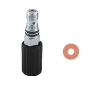 CWOQOCW Brass Pressure Relief Return Valve For Diaphragm Sprayer Featuring Stainless Steel Build And Aviation Aluminum For Paint Spraying(B)