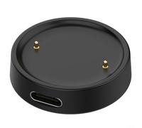 CWOQOCW Charging Dock for Amazfit Active 2 Smartwatch with 100CM USB Cable Black Portable Desktop Charger Stand(separate base)