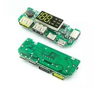 CWOQOCW Diy Power Bank Module Featuring Led Digital Display And Dual Usb Ports For Reliable Portable Storage (2.4A)