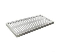 CWOQOCW Drain Protectors Stainless Steel Drain Cover Rectangle Floor Grate For Outdoor Patio Garden Pool Walkway Anti Slip 200X300mm(200 * 400 * 20 * 2mm)