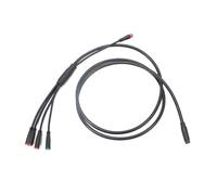 CWOQOCW Electric Bicycle Waterproof Cable 1T5 9-Pin Main Line Controller Connector Kit With Display Throttle Brake Cables For KT System Black