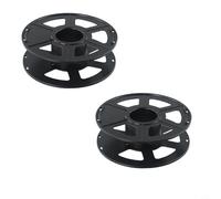 CWOQOCW Empty Cable Wire Wrap Reel Drum, Christmas Lights Tidy Storage Reel, Rotating Cable Rope Filament(2pcs)