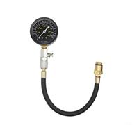 CWOQOCW Engine Cylinder Compression Tester Pressure Gauge Tool With Air Hold Valve And Reset Button For Automotive Diagnostic Testing On Petrol Engines