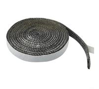 CWOQOCW Fire Rope,Seal For Pellet Stove Heating Systems, Gaskets For Furnaces, Boiler Expansion Joint Packing, Chimney Door Seals(6mm*25mm*2m)