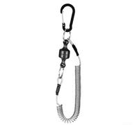 CWOQOCW Fishing Lanyard Cable Magnetic Anti Slip Safety Rope Anti Lost Easy Release Rope fishing accessories Retractable Tool Leash(Black)