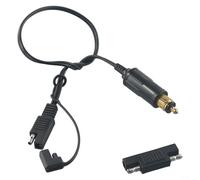 CWOQOCW for BMW Motorcycle Connection Cable for battery Charger, SAE Interface Adapter 16.1" Wire Length Waterproof 10A European Standard