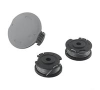 CWOQOCW For Bosch Lawnmower Cable, Grass Trimmer Line And Spool Cover Grass 18/23/26 Series, Compatible Parts F016800569 F016800385(2 Line+1 Cover)