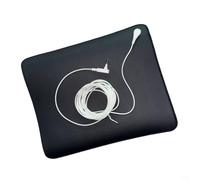 CWOQOCW for earthing Grounding Mat Set with 45m Cable, Synthetic Leather Pad for Relaxation, Non-Slip Base, Black(30 * 25)