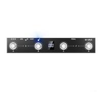 CWOQOCW for M-VAVE Chocolate Plus For Wireless MIDI Footswitch Controller Rechargeable 4Buttons, Rechargeable 4 Buttons Portable APP Control(Black)