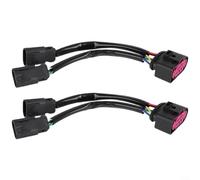 CWOQOCW for QUAD Housing to Projector Headlight Harness for Ram for DODGE 2009-2018 2PCS Plastic Conversion Wire Car Lighting Upgrade Tool