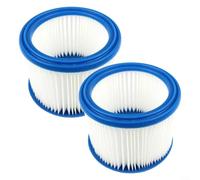 CWOQOCW HEPA Filter For Bosch GAS 20 L SFC GAS 1200 L Replacement Washable Dust Collector Rotary Airflow Captures 99.97 Percent Of Particles Or White For Wet Dry Vacuum Cleaner(2 PACK)