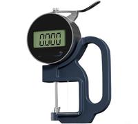 CWOQOCW High Accuracy Digital Thickness Gauge 0001mm Resolution IP54 Rated Waterproof Dustproof Large LCD Screen for Leather Jewelry Film Testing Factory Lab(d)