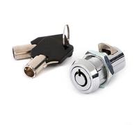 CWOQOCW High Security Zinc Alloy Cam Lock With Chrome Plated for surface For Industrial Chassis And Push Telescopic Applications Featuring Build Quality