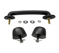 CWOQOCW Hooke Road Windshield Hold-Down Bracket and Hood Loop Kit for Jeep for WRANGLER JK 2007-2018, ABS Plastic Metal Black Adventure Gear