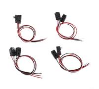 CWOQOCW Infrared Beam Break Sensor, Through-Beam Photoelectric Switch, 2-30cm Range, DC 5V, NPN Output, 2Ms Response, For Security Systems & Robotics, 4 Pairs