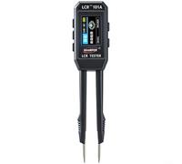 CWOQOCW Intelligent Bridge Tester LCR Tweezers for Electronic Component Analysis 3 Frequencies 5% Accuracy Color Display USB-C Charging