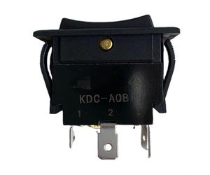 CWOQOCW IP67 Rocker Switch for Toggle Control, 4-Pin 6-Pin 125VAC On/Off, Waterproof Dustproof for Car Dishwasher, Black Plastic Body(4P 2 Position)