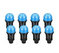 CWOQOCW Irrigation Air Vent Valve 3/4 Inch External Thread PP Construction Automatic Air Management for Agricultural Drip Turf Gardening Black(1 Inch)