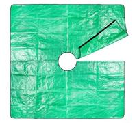 CWOQOCW Landscape Tarp For Trimming, Hole Landscape Trimming Mat, Waterproof Polypropylene Leaf Collection Blanket Yard Landscape Tarp (3 * 3m/40cm)