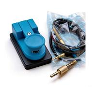 CWOQOCW Lightweight for MORSE Code Key featuring Spring Screw Mechanism, Non-Slip Base and 35mm Jack for Amateur Radio Enthusiasts(blue)