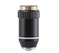 CWOQOCW Microscope Lens, Biological Microscope Achromatic Objectives Lens 160mm 4X/10X/20X/40X/60X/100X Conversion Objective(20X)