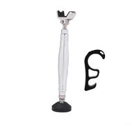 CWOQOCW Motorcycle Side Stand Balance Lift Support And Brake Lock Hook Aluminum Alloy for STABILIZER For Honda for SUZUKI Off-Road Enduro Bike Red(Silver)