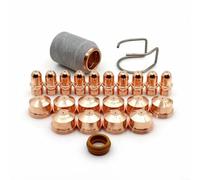 CWOQOCW Plasma Torch Electrode Nozzle 23Pcs Kit PR0101 PD0101 PC0109 14Mm Tips Shield Spring Guide Compatible With A101 Welding Consumables