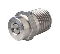 CWOQOCW Pressure Washer Jet wash Spray Nozzle, Stainless Steel Silver 1/4" meg 0° 15° 25° 40° Sizes 04 1.2mm for Car Garden Cleaning(40°)