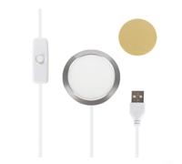 CWOQOCW Remote Control RGB LED Lamp Kit 001 with 4W COB Light and 1.5m USB Cable, Compatible with for Bambu Lab X1C/P1P, RGB Dimming, 5V Type-A Powered