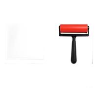 CWOQOCW Reusable Gel Printing Plate With Brush Head For Texture Art, Stamping And Stencil Designs, Long-Lasting Silicone Pad For Creative Home And Workshop Projects(Set One)