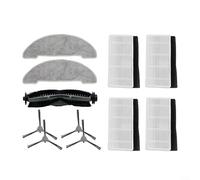 CWOQOCW Robot Vacuum Cleaner Replacement Parts For Ultenic D5s Pro, Main Roller Brush Side Brushes Mop Cloth Filter Accessories Set(4)