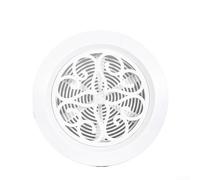 CWOQOCW Round Air Ven t Grille White Circular Vent Air Ventilation Cover Vent Cover Air Outlet Fresh with a fly screen for Kitchens, Bathrooms(200mm)