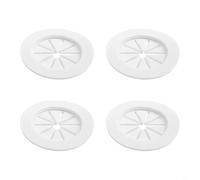 CWOQOCW Round Electrical Wiring Gasket For Computer Desk Cable Management To Conceal Cords Through Cabinet Holes With Strong Self Backing(White)