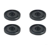 CWOQOCW Rubber Diaphragm Seal 83143 For Fluidmaster 242 400 747 Toilet Fill Valve, Black Replacement Part To Fix Running Water, Quick DIY Install, 2 Pack(4PCS)