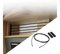 CWOQOCW RV Cabinet Storage Net System, Van Storage Solutions With Rope Elastic Mesh Organizer For Camper Trailer Interior Organization(beige)