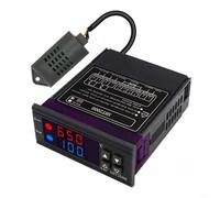CWOQOCW SHT2000 Digital Temperature Humidity Controller Thermostat With LCD Display For Workshop Greenhouse Home -20 To 60℃ (12V)