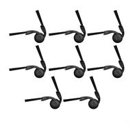 CWOQOCW Side Brush Replacement Kit For Xiaomi for MIJIA H50 Pro Robot Vacuum Cleaner, Nylon Bristles For Deep Corner Cleaning, 4/6/8 Pack Easy Fit Accessories(8pcs)