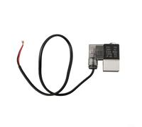 CWOQOCW Silent Air Compressor Solenoid Valve, 220V Exhaust Unloading Bleed Check Valve With Light And Wire For Quiet Operation, Prevents Backflow, Black Iron Cover, 60Cm (Iron Cover)