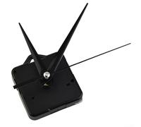 CWOQOCW Silent Wall Clock Repair Kit, DIY Quartz Movement creating a custom retro clock for DIY projects, and clock repair(black)