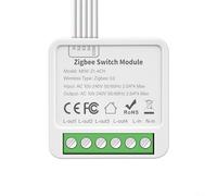 CWOQOCW Smart Light Switch Module 2/3/4 Gang 2-Way Control WiFi Remote App Voice Control Compatible With Automation Mini DIY Wi-Fi Switch (Two-way breakers)