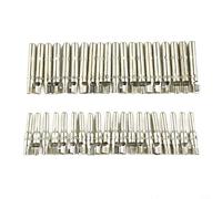 CWOQOCW Solar Panel Terminal Connector Set, Inner Core Copper Contacts Tin-Plated Press Connection For Power System Installation(50 Pairs)