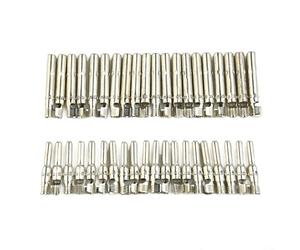 CWOQOCW Solar Panel Terminal Connector Set, Inner Core Copper Contacts Tin-Plated Press Connection For Power System Installation(50 Pairs)