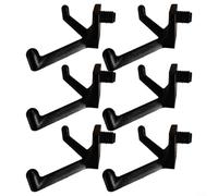 CWOQOCW Tool Hook Storage Shed Hooks Accessories For Suncast And for CRAFTSMAN Sheds, Easy Install Plastic Hanging Organizer For Garden Tools Equipment, Black (2 Or 6 Pack)(6pcs)