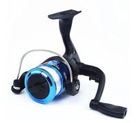 CWOQOCW Ultralight Folding Fishing Reel Metal Spin Reel With Deep Water Line Roller For Saltwater Freshwater Blue