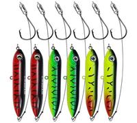 CWSDXM Catfish Rig with Rattle Float, Pre-Assembled Fishing Rig for Catfish, Santee Rig with High-Strength Steel Leader and Circle Hooks 5/0 6/0 8/0 for River, Lake Pond